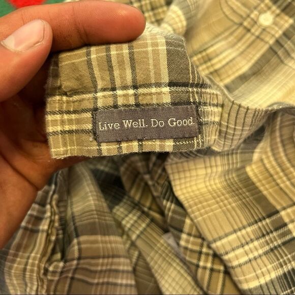 Toad & Co Organic Cotton Coolant Button Up (L) - Picture 5 of 7